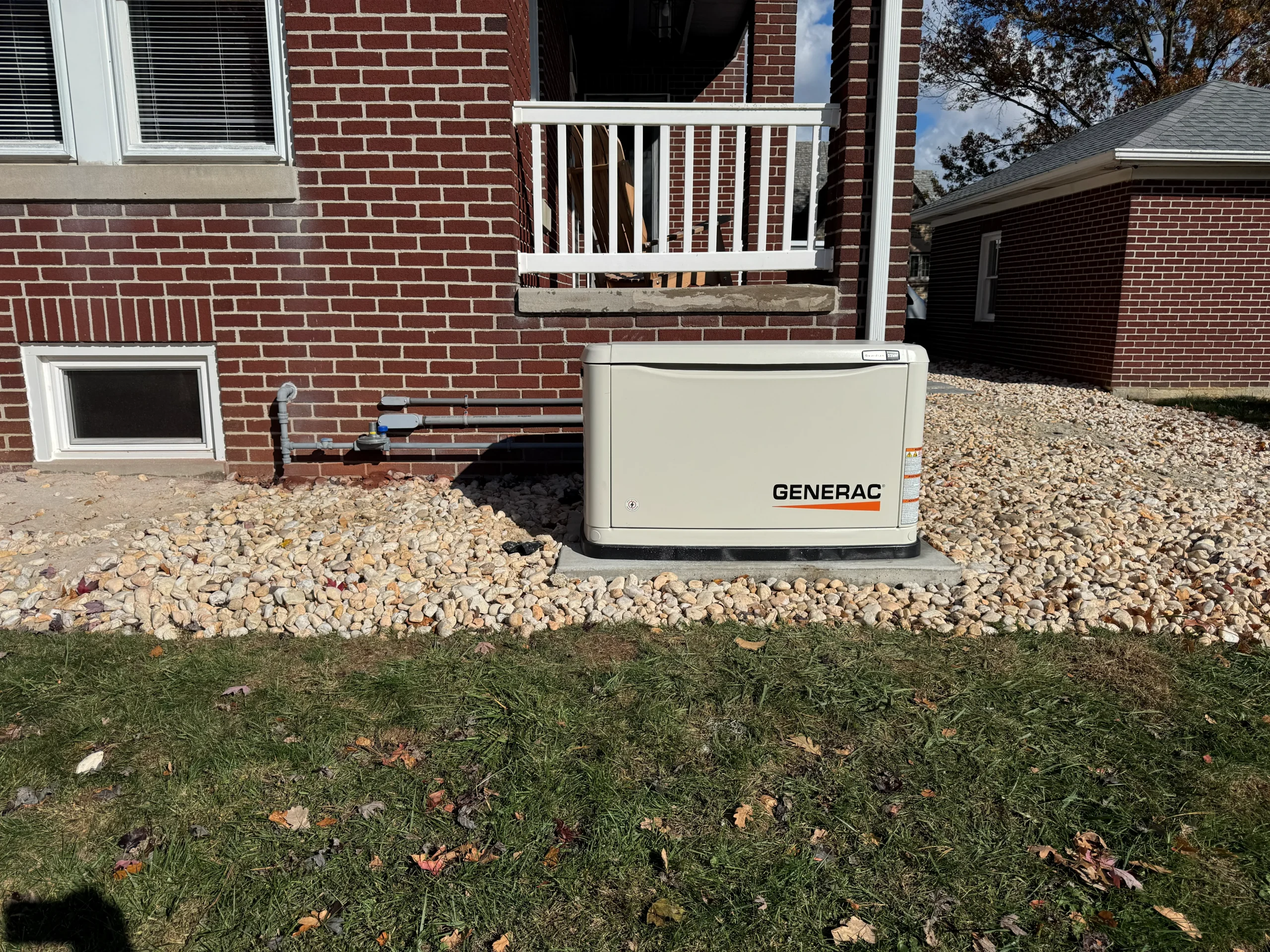 Standby generator installation by Calvary Electric